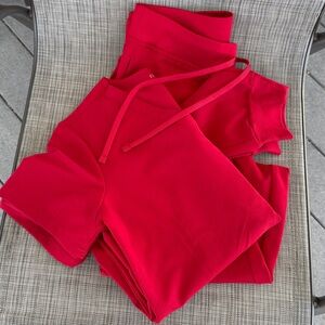 Mandala XSP Scrub Pants-Red and XS Top NWT